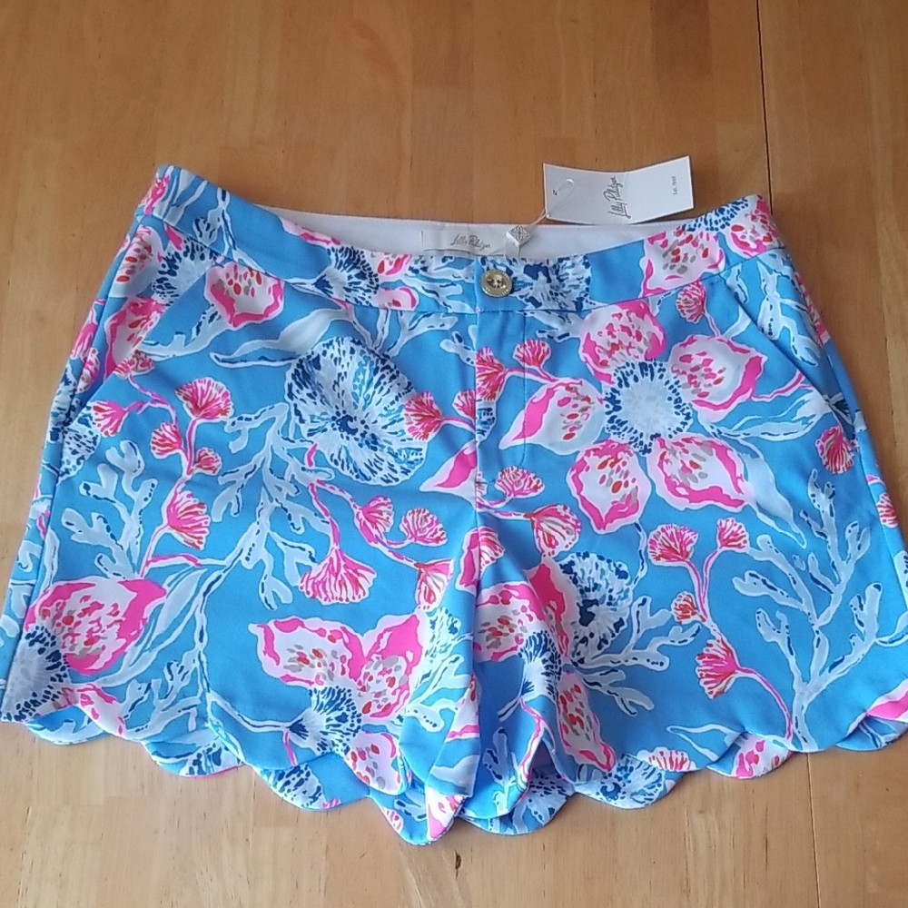 Lilly Pulitzer Buttercup Shorts Multi Bahamian Rhapsody - Picture 3 of 12